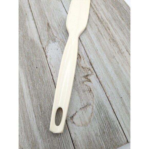 Foley Icing Spatula #1 Spreader Serrated Knife 12" Nylon Plastic Almond - Picture 3 of 9